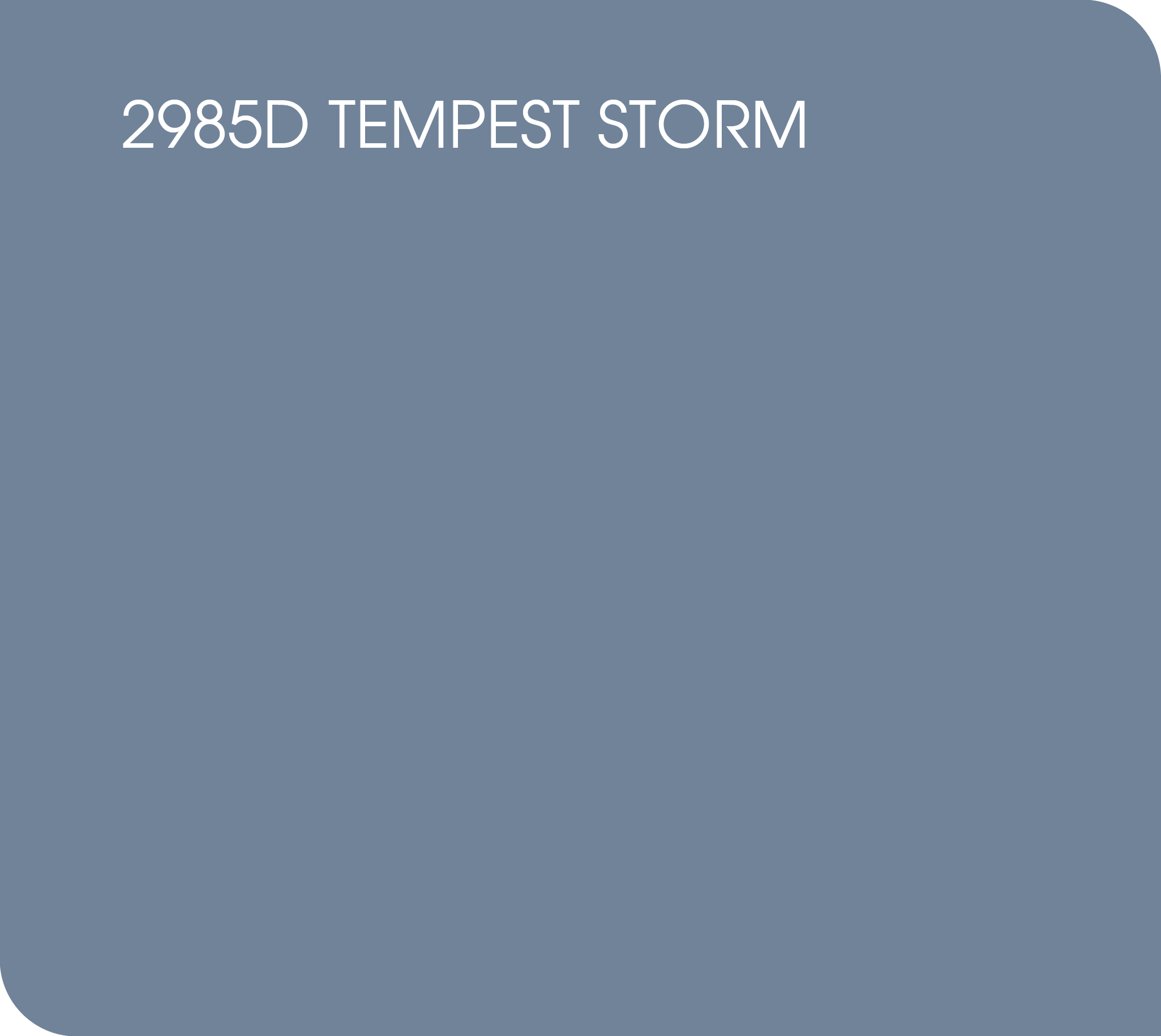 2985D tempest storm