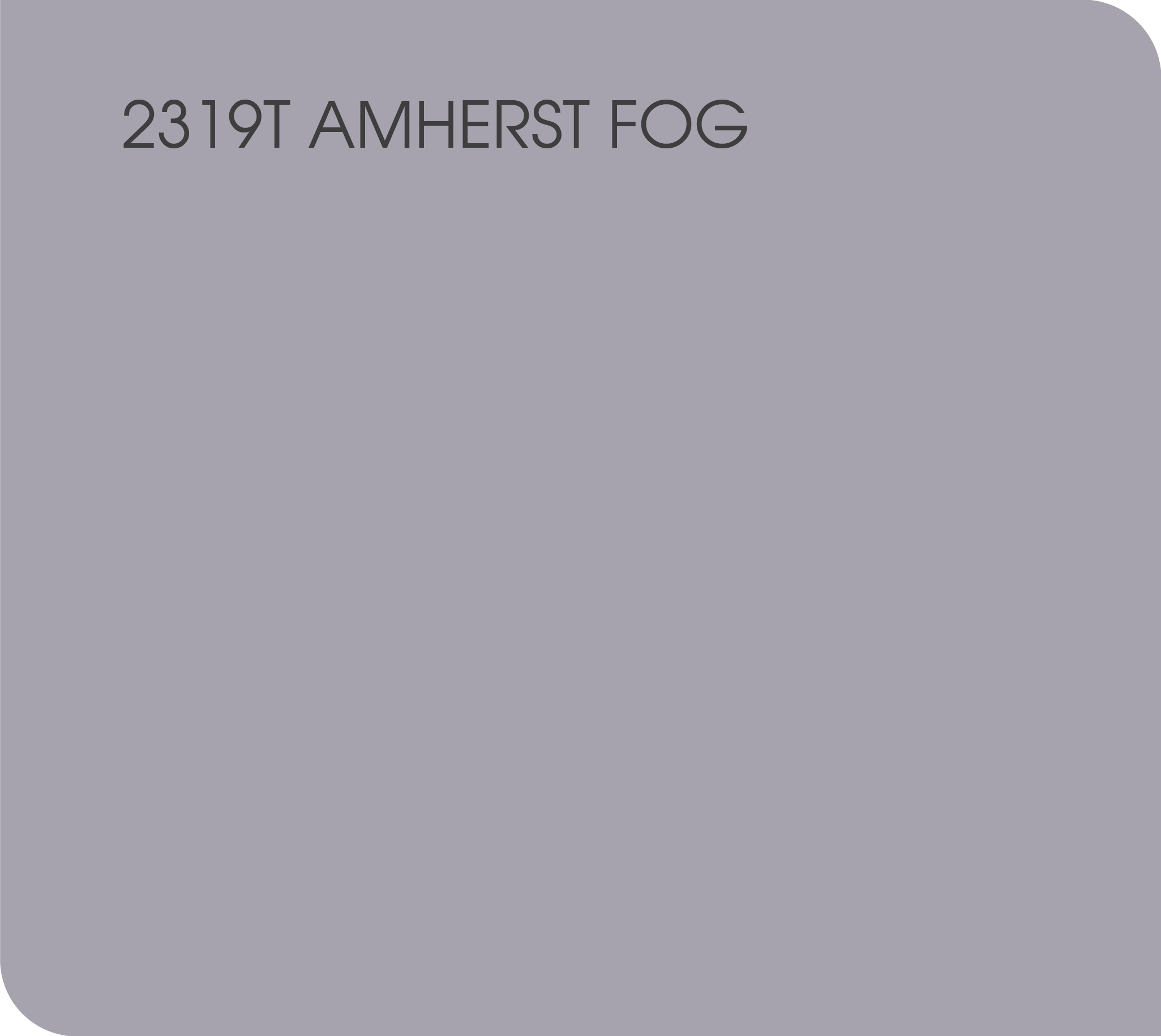 amherst fog